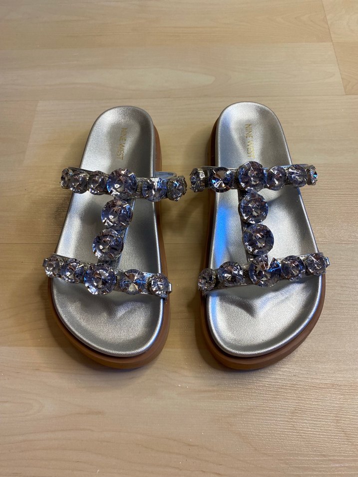 ORİJİNAL NİNE WEST TAŞLI GÜMÜŞ TERLİK - Görsel 3