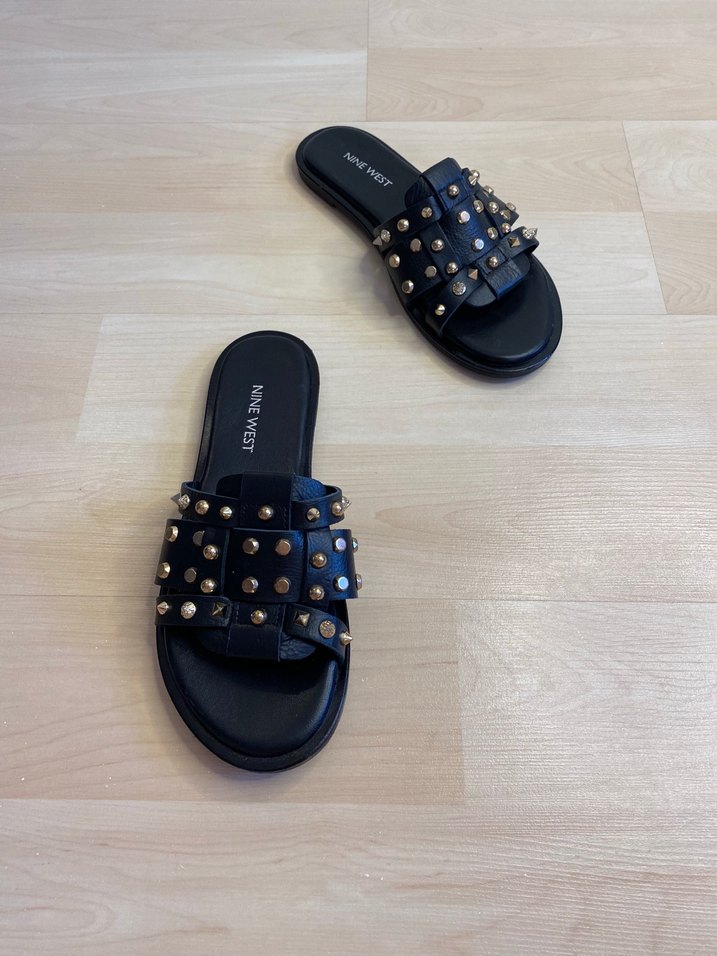 NİNE WEST ZIMBALI HAKİKİ DERİ TERLİK - Görsel 2