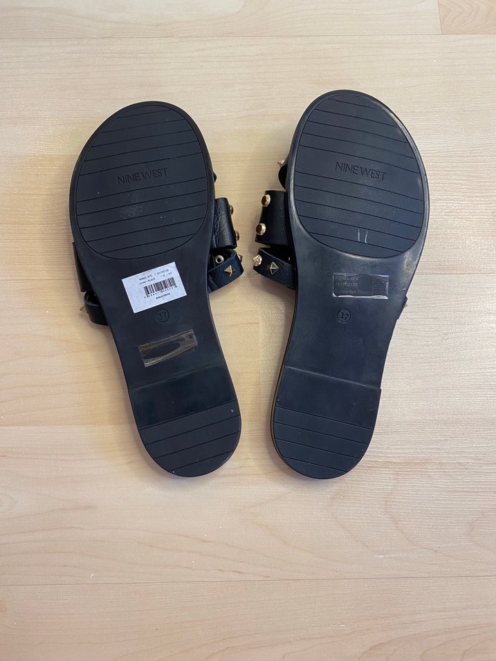 NİNE WEST ZIMBALI HAKİKİ DERİ TERLİK - Görsel 4