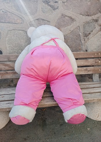 Beden Pembe Pastel Peluş Ayı Oyuncak