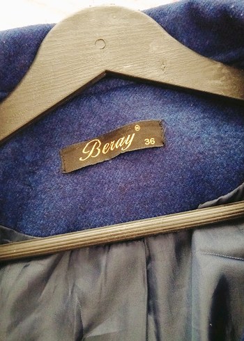 Düğmeli Lacivert Kadın Uzun Kaban - Görsel 3