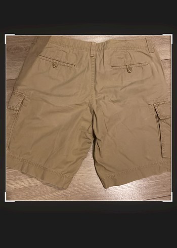Gap GAP marka Bej Kemerli Erkek Kargo Şort