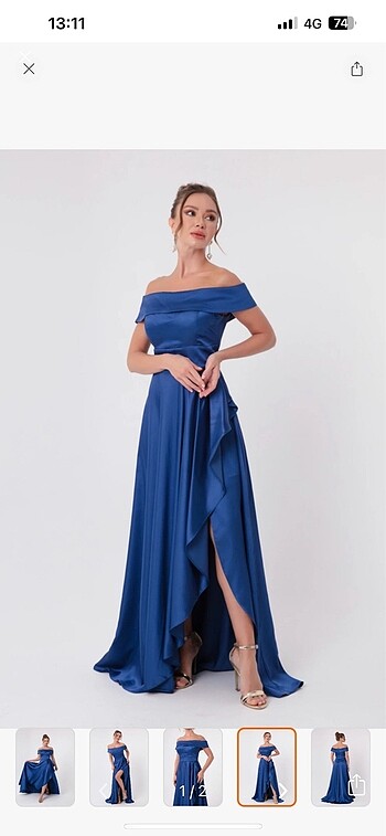 Lafaba Indigo Abiye