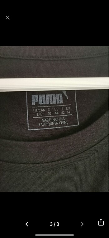 l Beden puma tişört