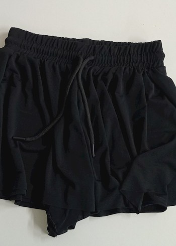Kadın Siyah SORT ETEK S-M-L-XL