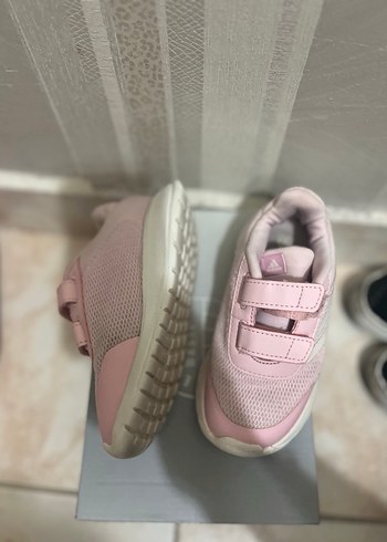 Kız Çocuk Pembe Cırt Cırtlı Spor Ayakkabı - Görsel 2