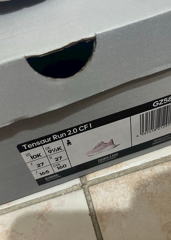 Kız Çocuk Pembe Cırt Cırtlı Spor Ayakkabı - Görsel 4