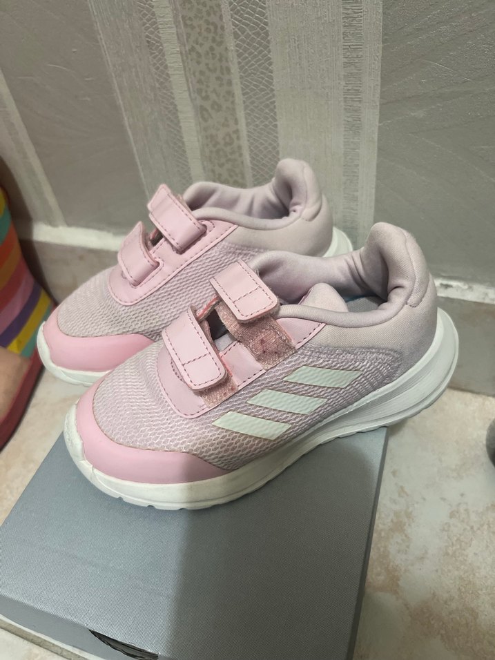 Kız Çocuk Pembe Cırt Cırtlı Spor Ayakkabı - Görsel 3