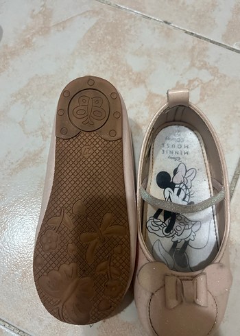 Kız Çocuk Bej Fiyonklu Babet Ayakkabı - Görsel 2