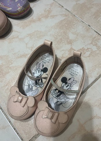 Kız Çocuk Bej Fiyonklu Babet Ayakkabı - Görsel 3