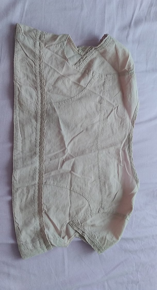 Kız Çocuk Keten Bej Bolero - Görsel 4