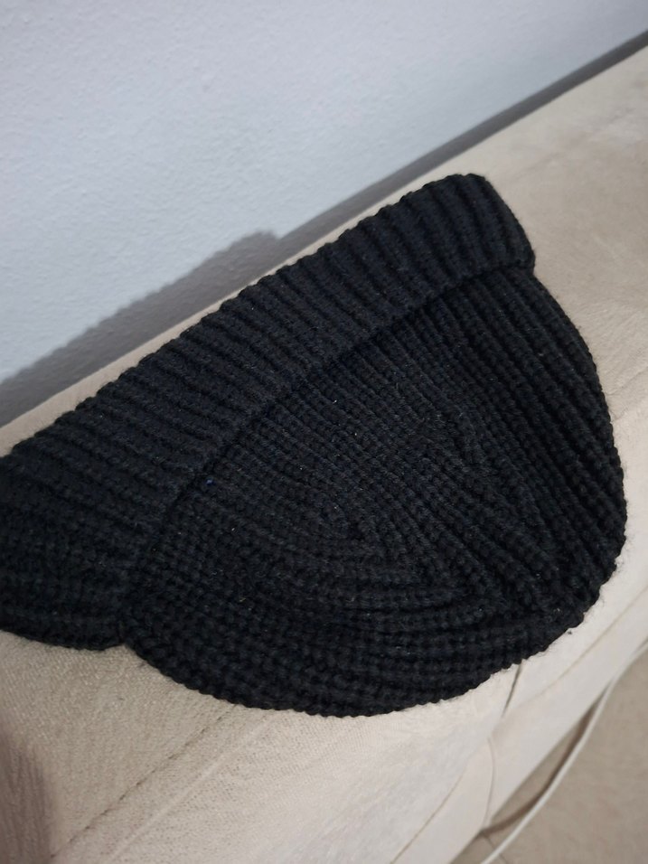 Siyah Örgü Bere - Görsel 4