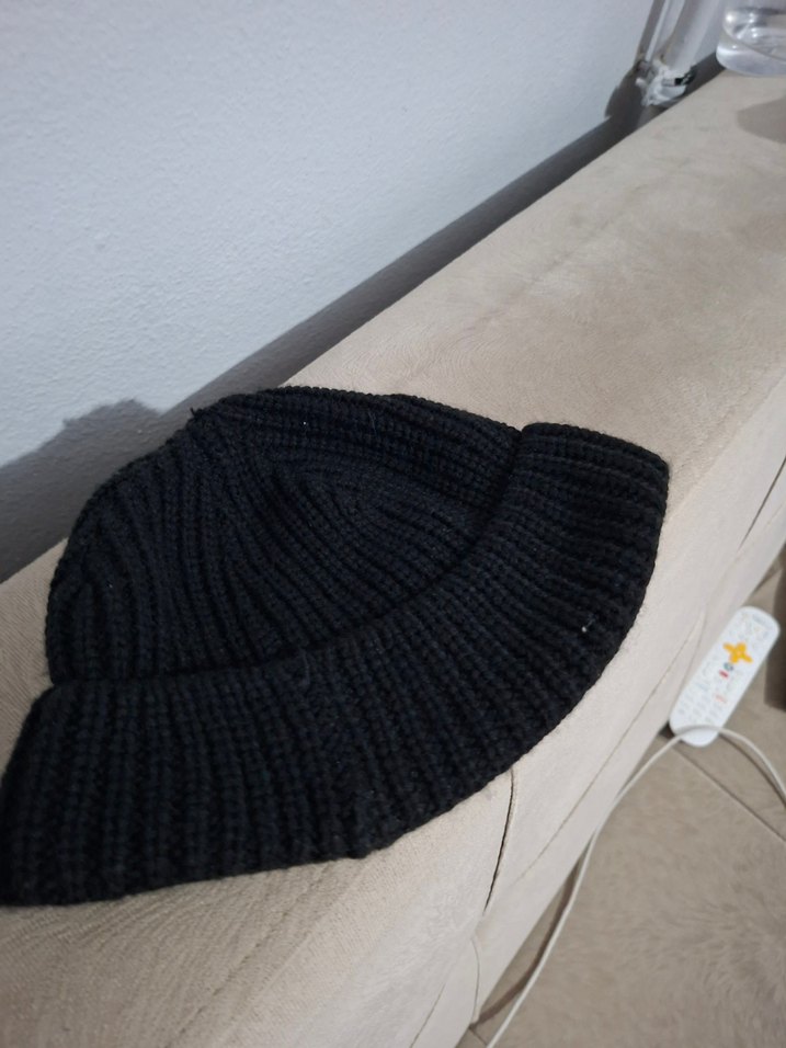 Siyah Örgü Bere - Görsel 2