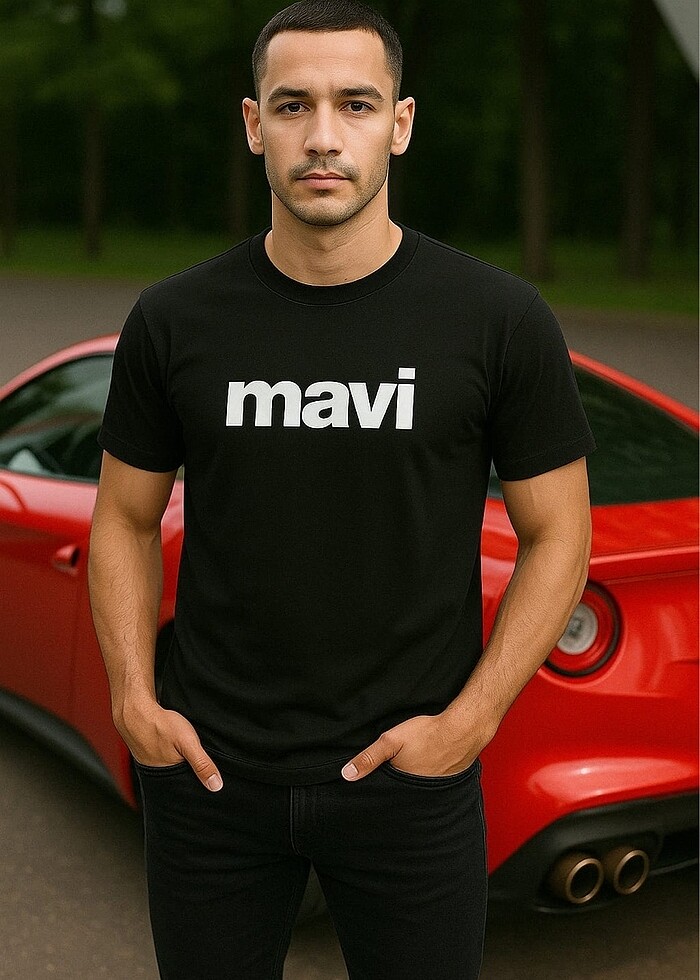 5 ADET BİSİKLET YAKA TİŞÖRT - Görsel 2