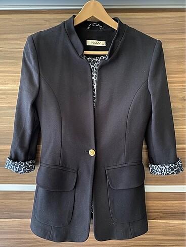 Siyah blazer