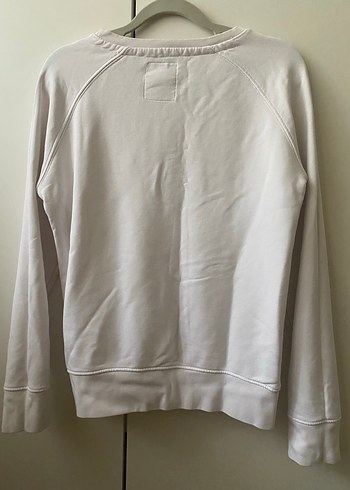 Alpha Industries Beyaz Kadın Sweatshirt - Görsel 3