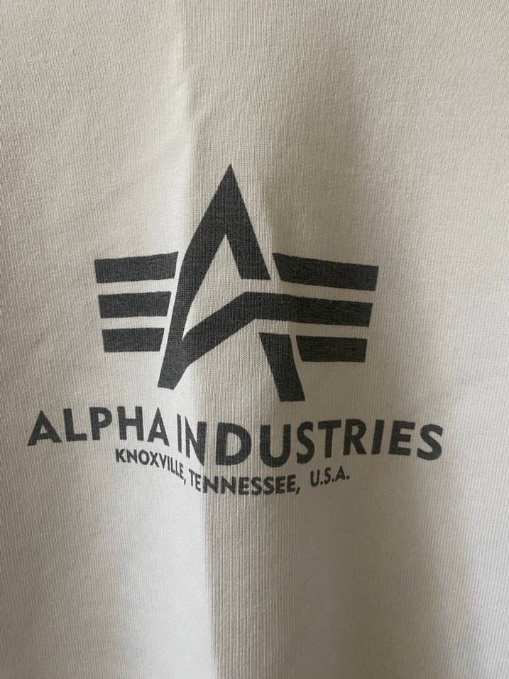 Alpha Industries Beyaz Kadın Sweatshirt - Görsel 2