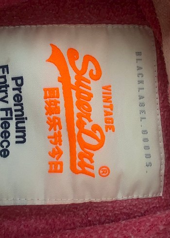 Pembe SuperDry Kadın Sweatshirt Kapüşonlu - Görsel 7