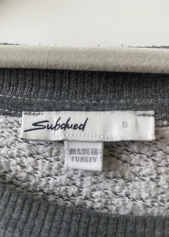 Gri Hampton Crew Pamuklu Sweatshirt - Görsel 3