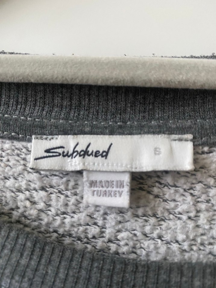 Gri Hampton Crew Pamuklu Sweatshirt - Görsel 3