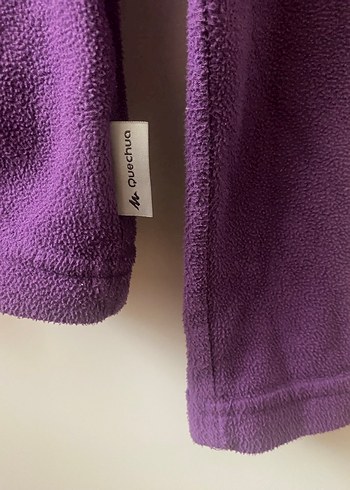 Mor Yüksek Yakalı Kadın Sweatshirt - Görsel 5