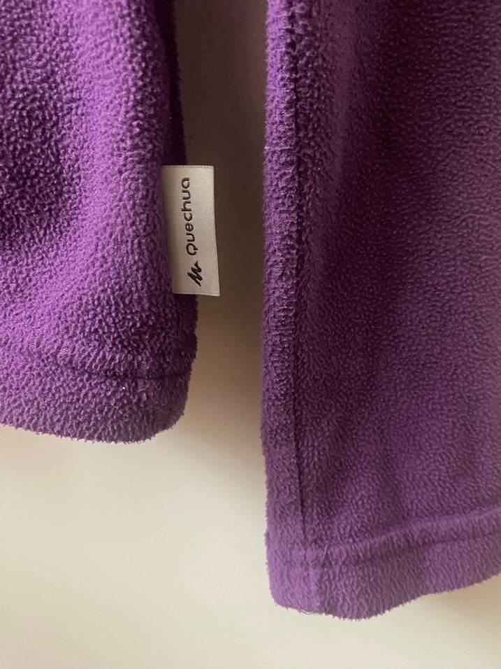 Mor Yüksek Yakalı Kadın Sweatshirt - Görsel 5