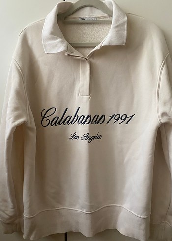 ZARA Polo Yaka Sweatshirt - Görsel 6