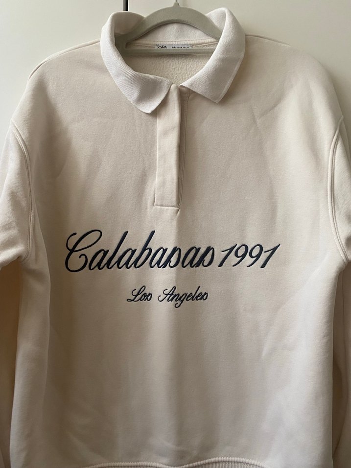 ZARA Polo Yaka Sweatshirt - Görsel 2