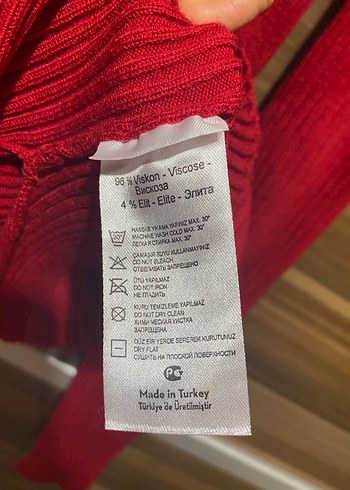 Karol - Kırmızı Triko Kadın Kazak - Görsel 7