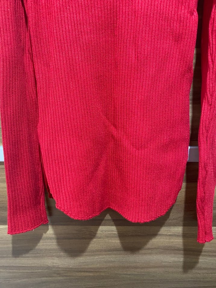 Karol - Kırmızı Triko Kadın Kazak - Görsel 4