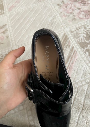 Siyah Yılan Desenli Platform Topuklu Kadın Ayakkabı - Görsel 5