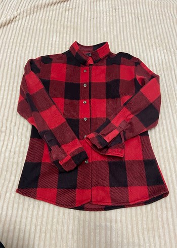 Erkek Kırmızı Kareli Uzun Kollu  oduncu Gömlek - Görsel 2