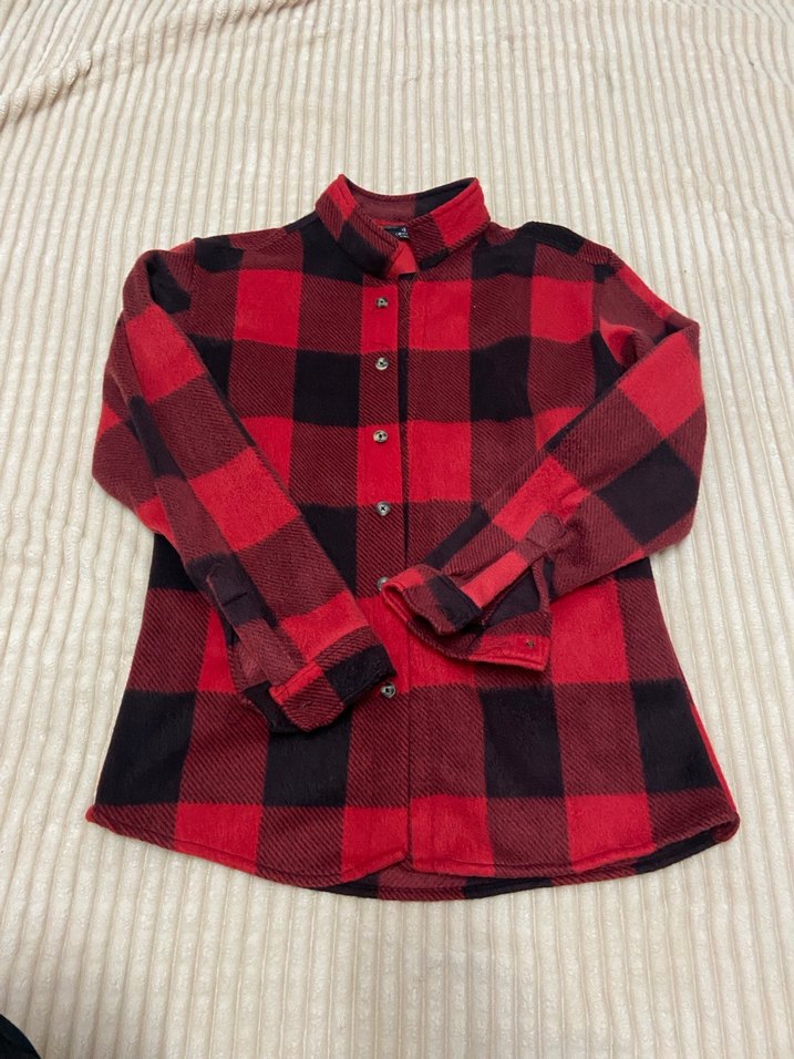 Erkek Kırmızı Kareli Uzun Kollu  oduncu Gömlek - Görsel 2