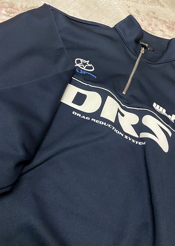 Lacivert Fermuarlı Yarım Fermuarlı Erkek Sweatshirt - Görsel 6