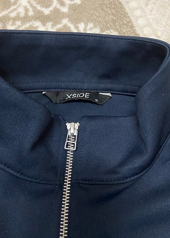 Lacivert Fermuarlı Yarım Fermuarlı Erkek Sweatshirt - Görsel 9