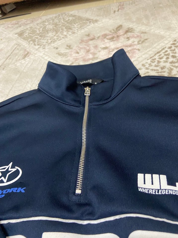 Lacivert Fermuarlı Yarım Fermuarlı Erkek Sweatshirt - Görsel 5