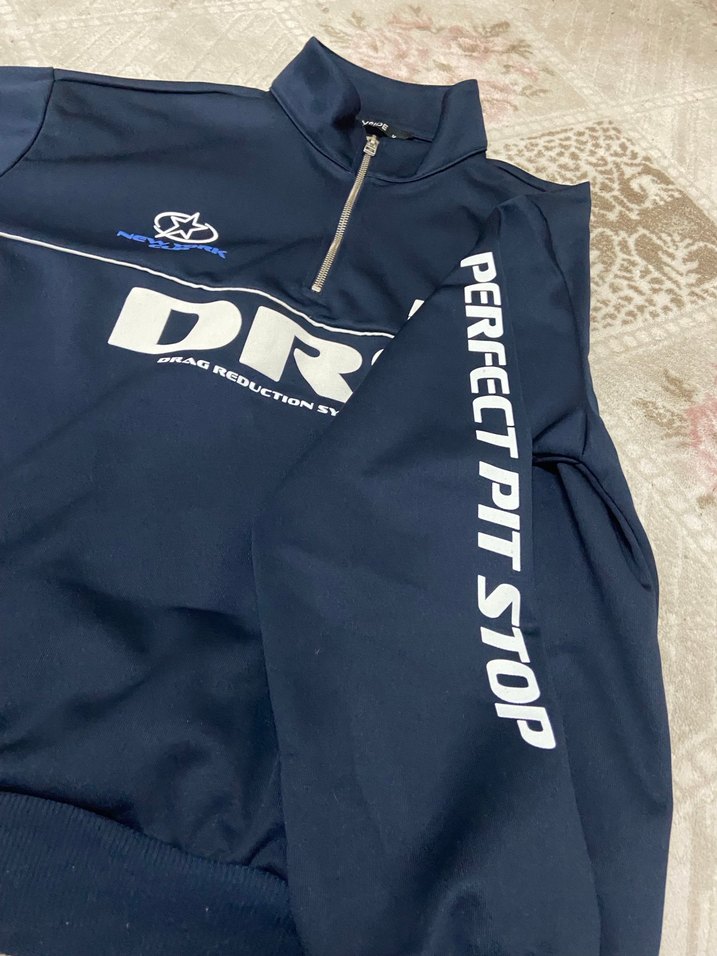 Lacivert Fermuarlı Yarım Fermuarlı Erkek Sweatshirt - Görsel 3