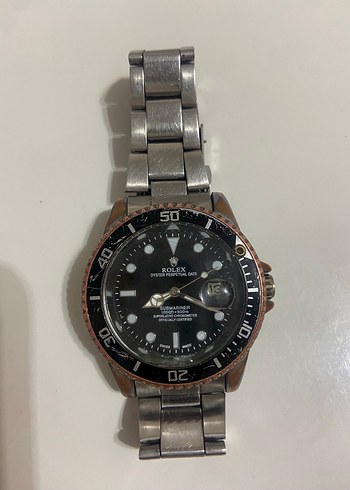 Rolex Klasik Siyah Erkek Saat kesinlikle orjinaldir - Görsel 2