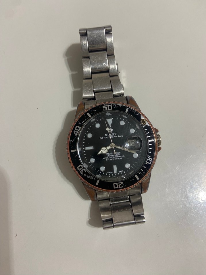 Rolex Klasik Siyah Erkek Saat kesinlikle orjinaldir - Görsel 3