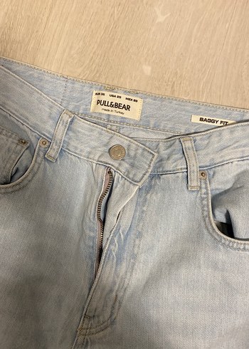 Pull and Bear Mavi Kadın Denim Jean