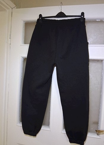 Kadın Siyah Rahat Kesim Eşofman Altı - Görsel 2