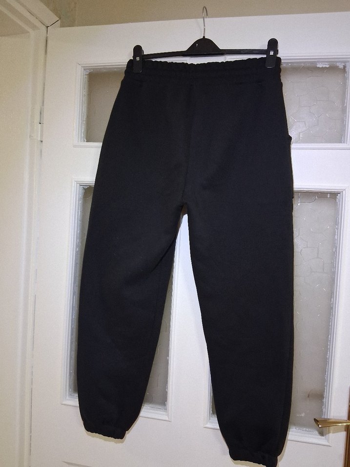 Kadın Siyah Rahat Kesim Eşofman Altı - Görsel 2