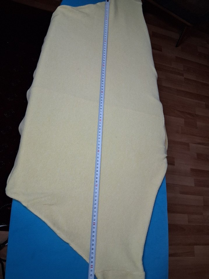 Sarı Yüksek Yakalı Kadın Kazak - Görsel 3