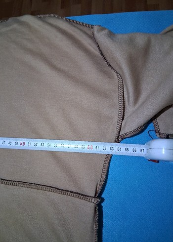 Kapüşonlu Kahverengi Salaş Sweatshirt - Görsel 5