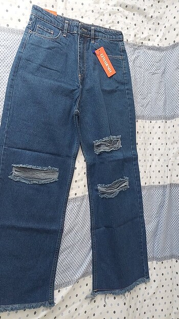 Mavi jean kot pantolon