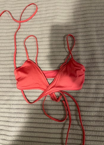 H&m Bikini Üstü pembe simli - Görsel 2