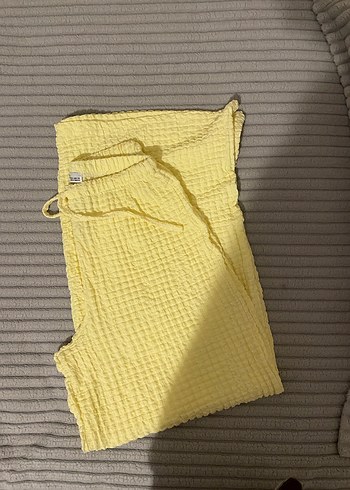 Sarı Kadın  Pantolon - Görsel 4