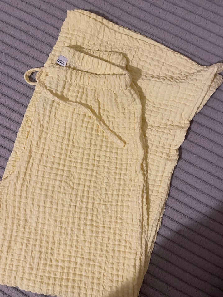 Sarı Kadın  Pantolon - Görsel 3