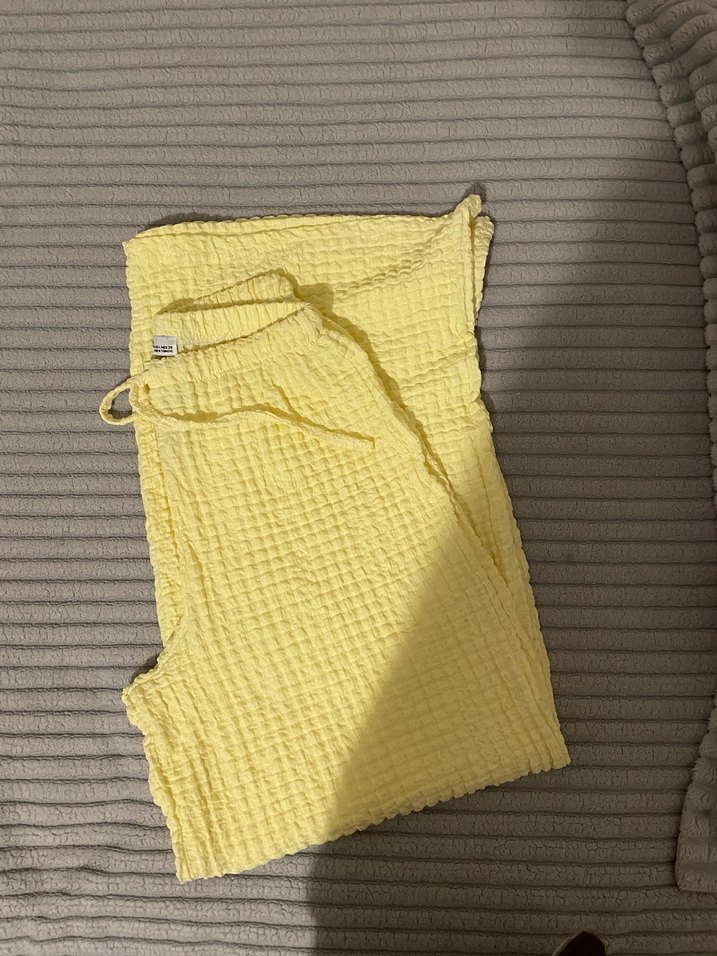 Sarı Kadın  Pantolon - Görsel 4