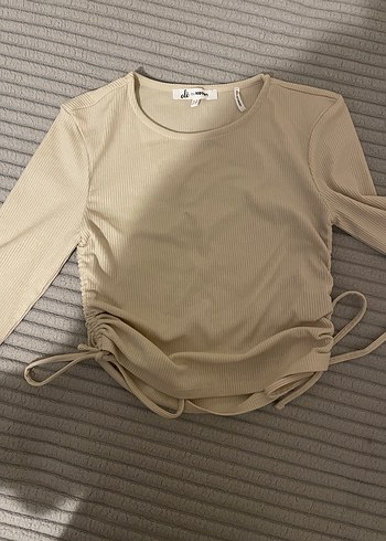 Bej uzun kollu - Görsel 2